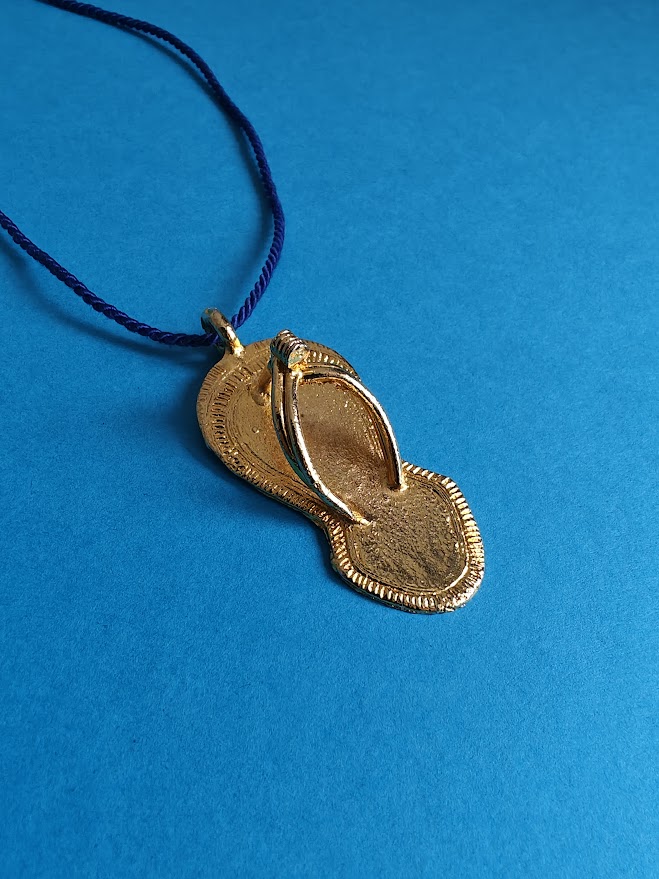 Royal Slipper Pendant Necklace