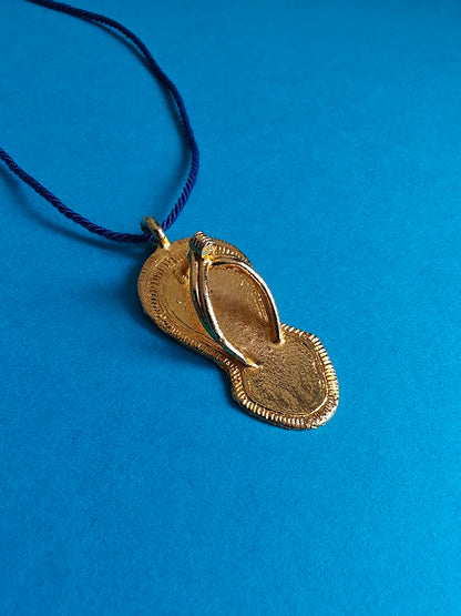 Royal Slipper Pendant Necklace