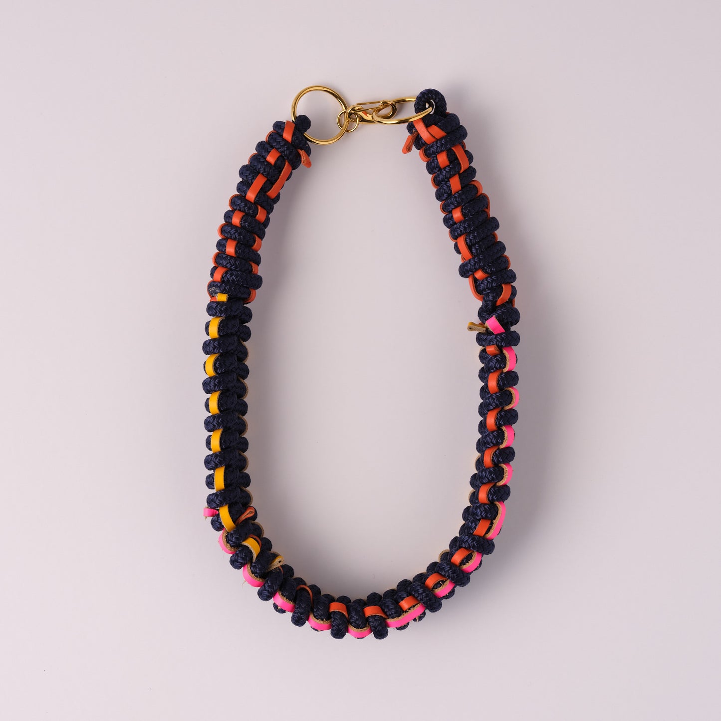 Mekeda Rope and Leather Necklace