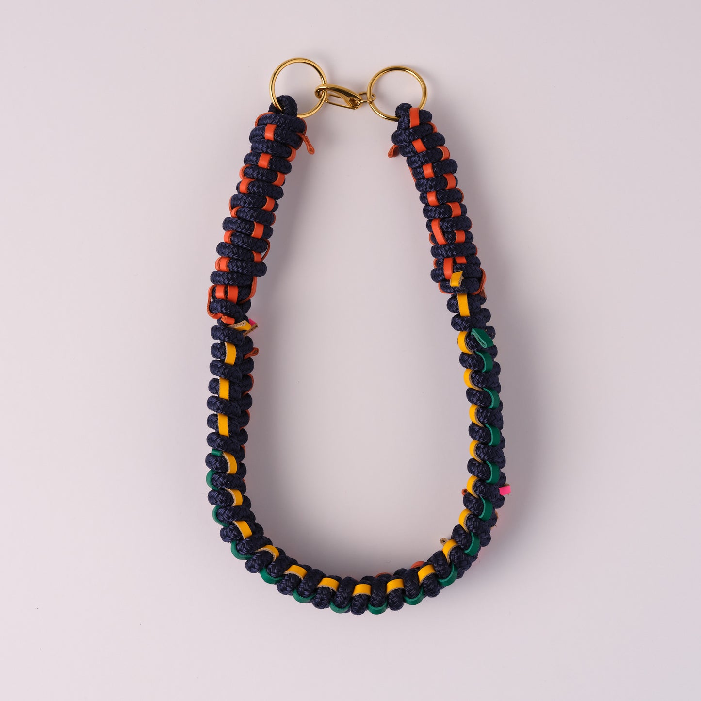 Mekeda Rope and Leather Necklace