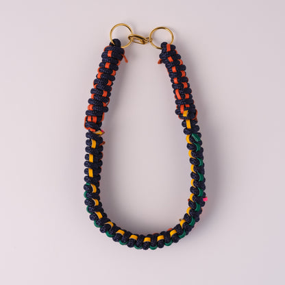 Mekeda Rope and Leather Necklace