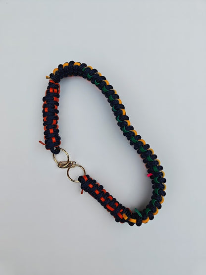 Mekeda Rope and Leather Necklace