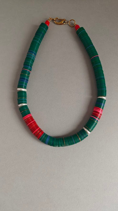 Nala Vinyl Beads Necklace