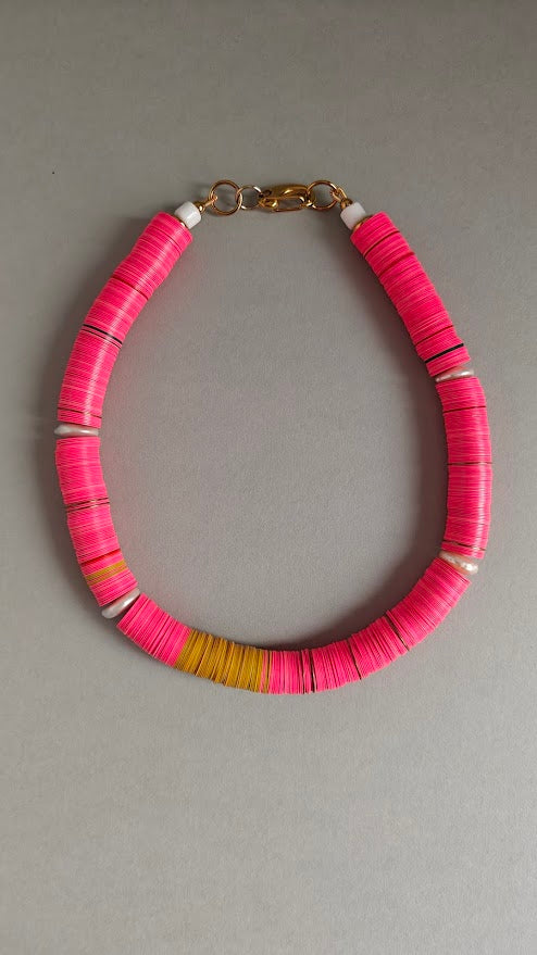 Nala Vinyl Beads Necklace